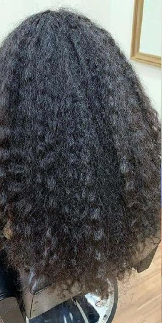Resultado de cabelo liso e alinhado após aplicação - Caso 3